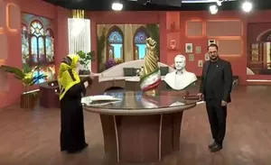 رونمایی از ماکت مجسمه «مشت گره‌کرده رهبر شهید انقلاب» در صداوسیما