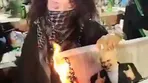 پیاده نظام «فرقۀ فتنه ساز» در گرگان، ماکت ظریف را آتش زدند!